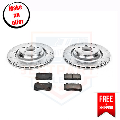 Powerstop K4583 Rear Brake Disc and Pad Kit for 2008-2014 Dodge Challenger SRT8