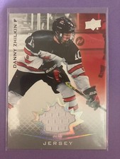 2021 Upper Deck Team Canada Juniors Jersey Danny Zhilkin #100 White