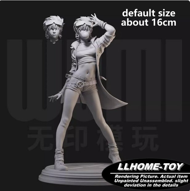 Figura de anime Superhéroe Jubileo goma de mascar resina impresión 3D GK modelo hágalo usted mismo