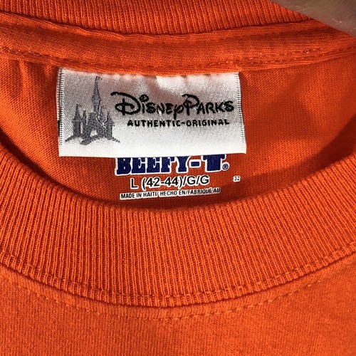 Vintage Disney Park Halloween T Shirt Mens Sz L 2013 Hunted House Party Mickeys - Picture 3 of 12