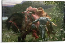 The Beautiful Lady Without Pity Poster Decorative Painting Frank Dicksee Classic