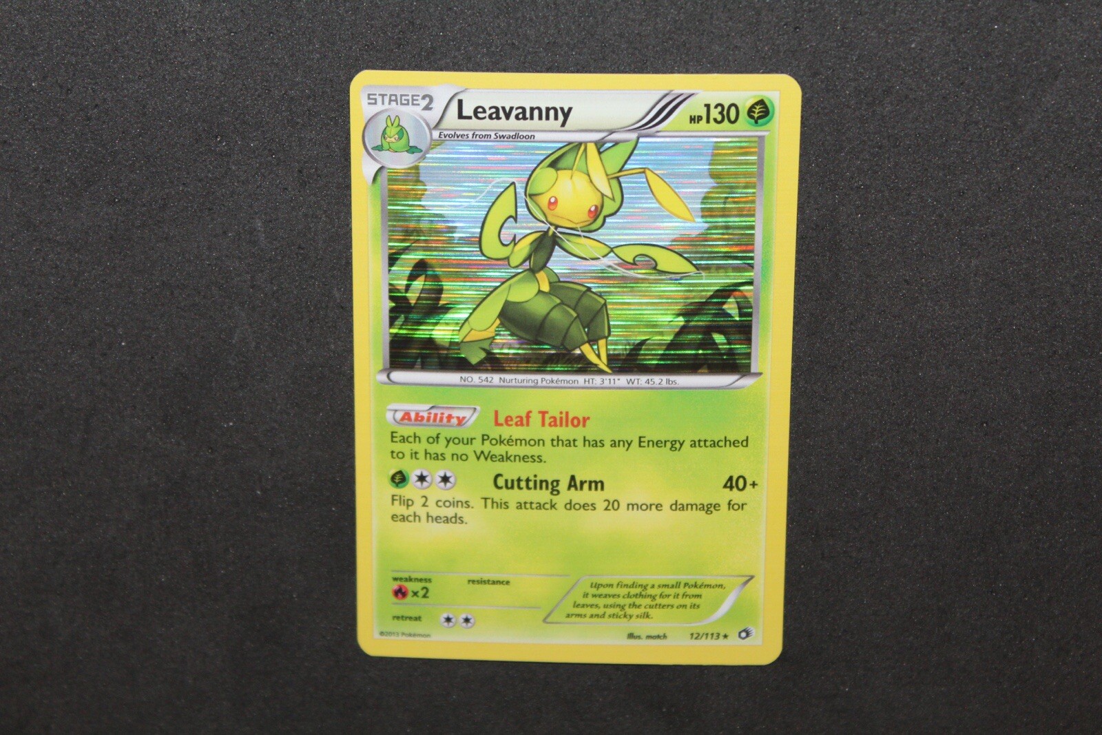 *NM* Pokémon TCG - LEAVANNY - Legendary Treasures 12/113 Rare Holo NM