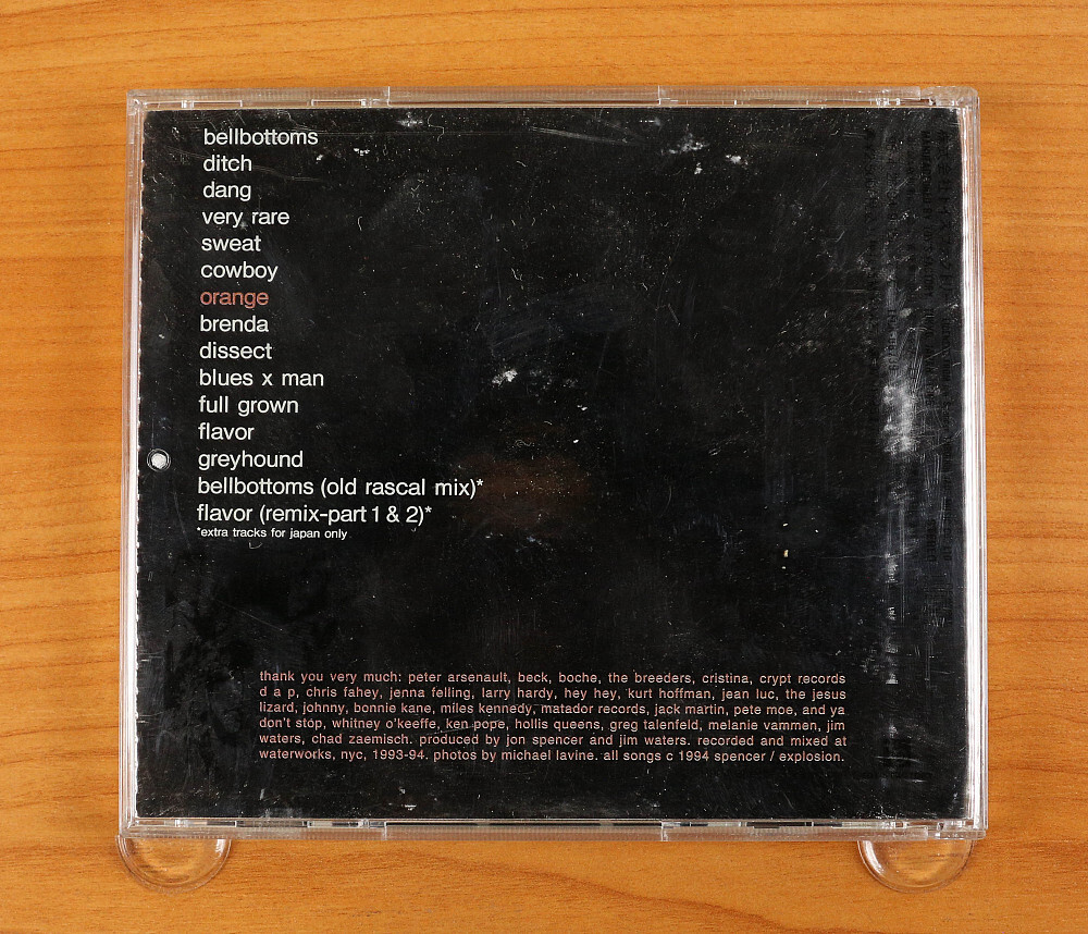 The Jon Spencer Blues Explosion! - Orange CD (Japan 1994