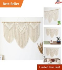 Premium Quality Large Macrame Wall Art - Unique Boho Tapestry for Stylish Homes