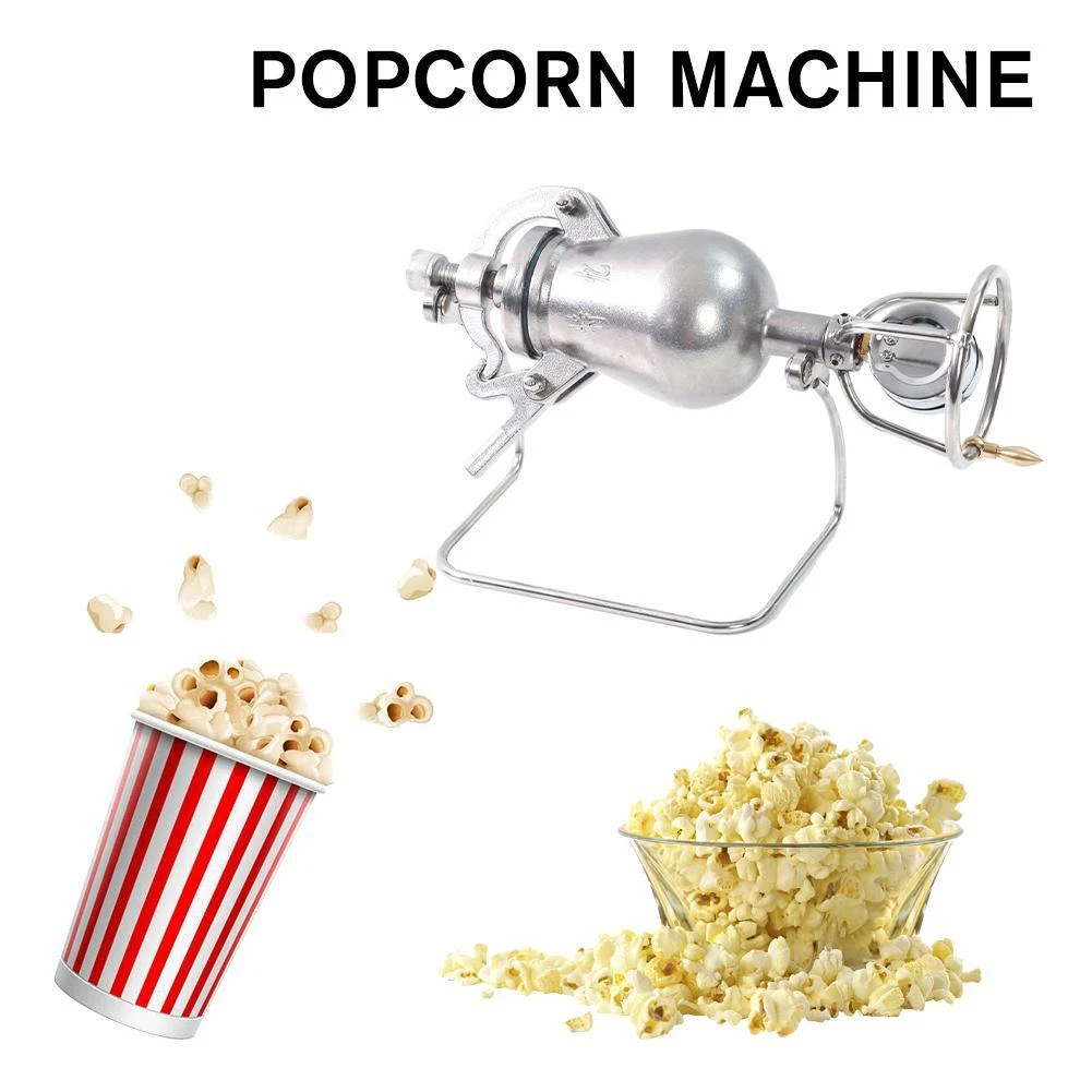 Mini Popcorn Maker Hand-cranked Cannon Corn Popper Pop Corn Puffing Machine  Sale