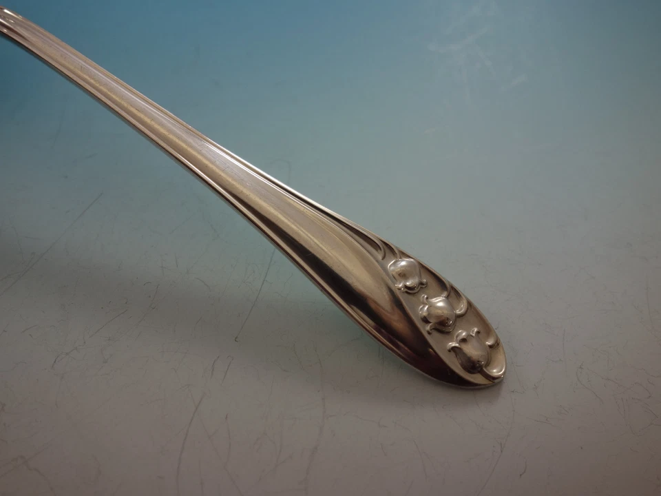 Набор столовых приборов Lily of the Valley от Gorham из чистого серебра 8 сервировок 34 шт. - Изображение 3 из 4