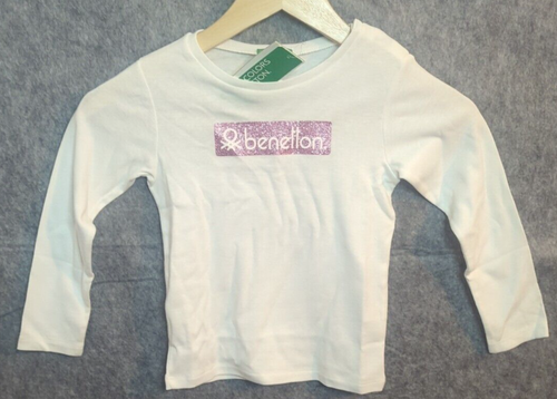 United Colours Of Benetton Girls Long Sleeve Top 98 Cm