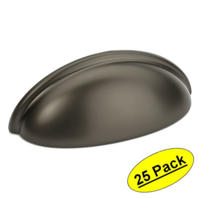 *25 Pack* Cosmas Cabinet Hardware Graphite Bin Cup Handles Pulls #783GPH
