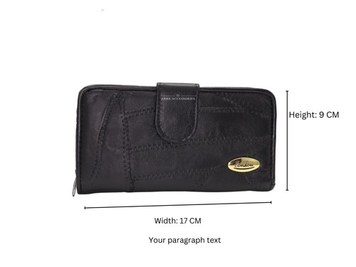 Ladies Women's Leather Patchwork Design Purse Wallet Card ID Holder Money Bag - Picture 13 of 14