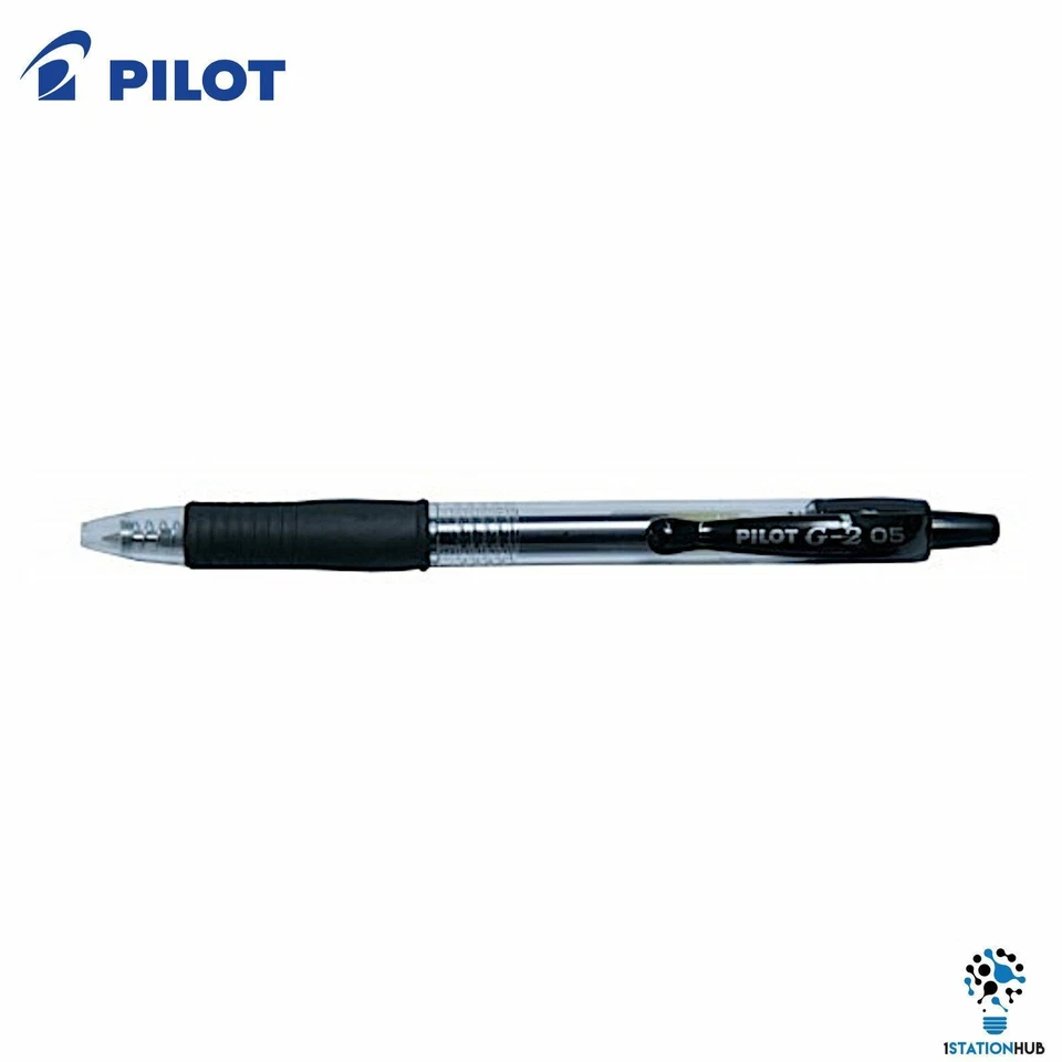 Pilot G2 Gel Ink Retractable Pen | 0.5mm | Home Office School Writing Stationery - Image 2 of 4