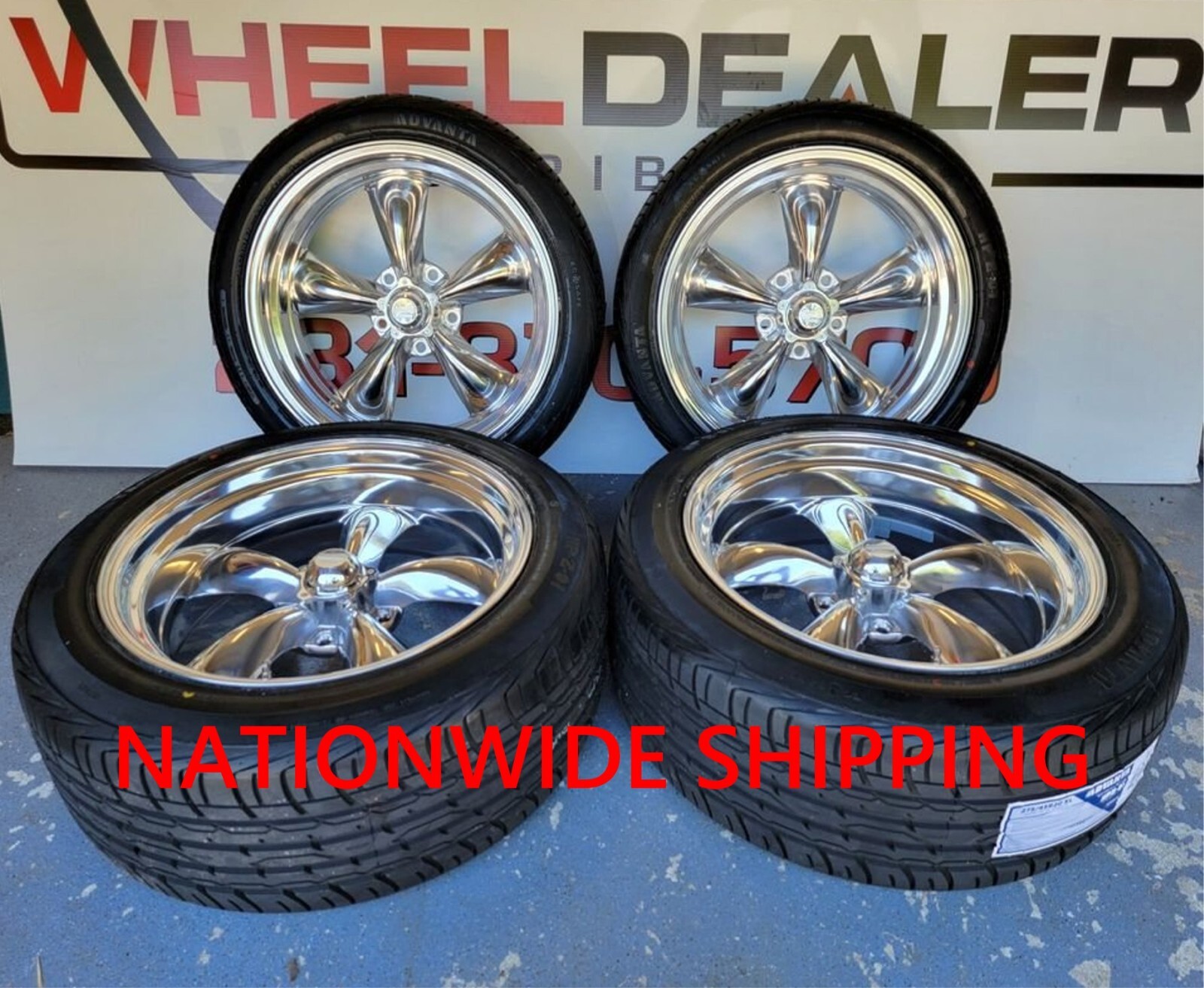20x8 20x10 AMERICAN RACING TORQ THRUST WHEELS TIRES C10 SQUAREBODY OBS ...