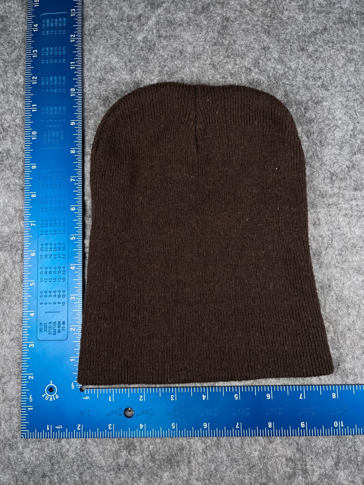 Adult Brown Acrylic Knit Beanie for Winter Ski Snow Outdoors-image