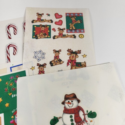 Christmas stickers lot Some New - Picture 7 of 8