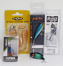 Lotto di 4 esche Lago Trota Bass + 1 Real Winner Originale Nuovo - EF174