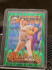 Mason Black 2024 Topps Chrome Green RayWave #48/99 (RC) - San Francisco Giants
