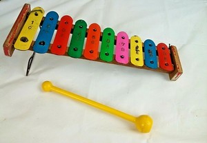 vintage toy xylophone