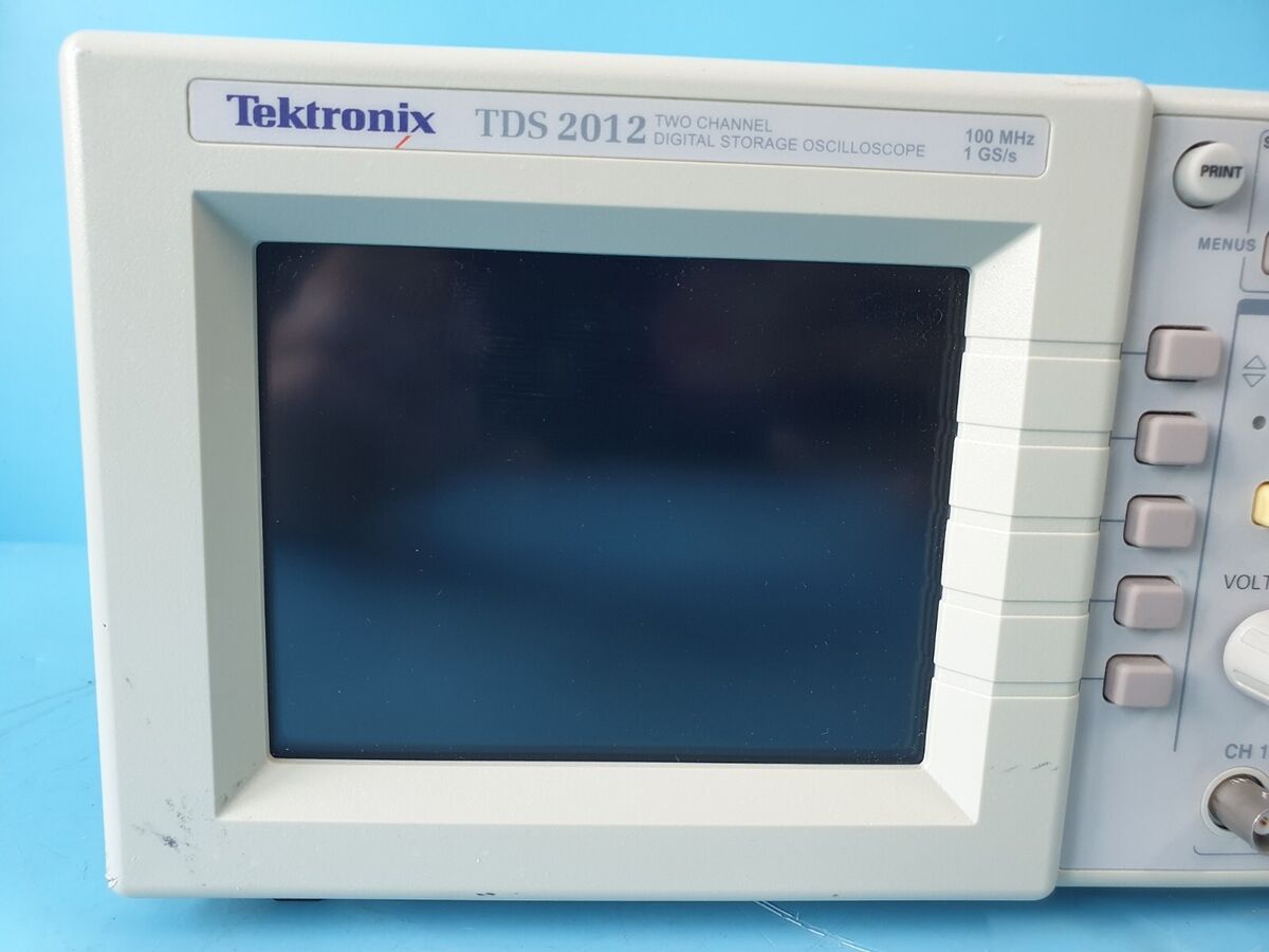 TEKTRONIX TDS2012 2CH Digital Storage Oscilloscope 100MHz TEKTRONIX TDS2012 2CH Digital Storage Oscilloscope 100MHz
