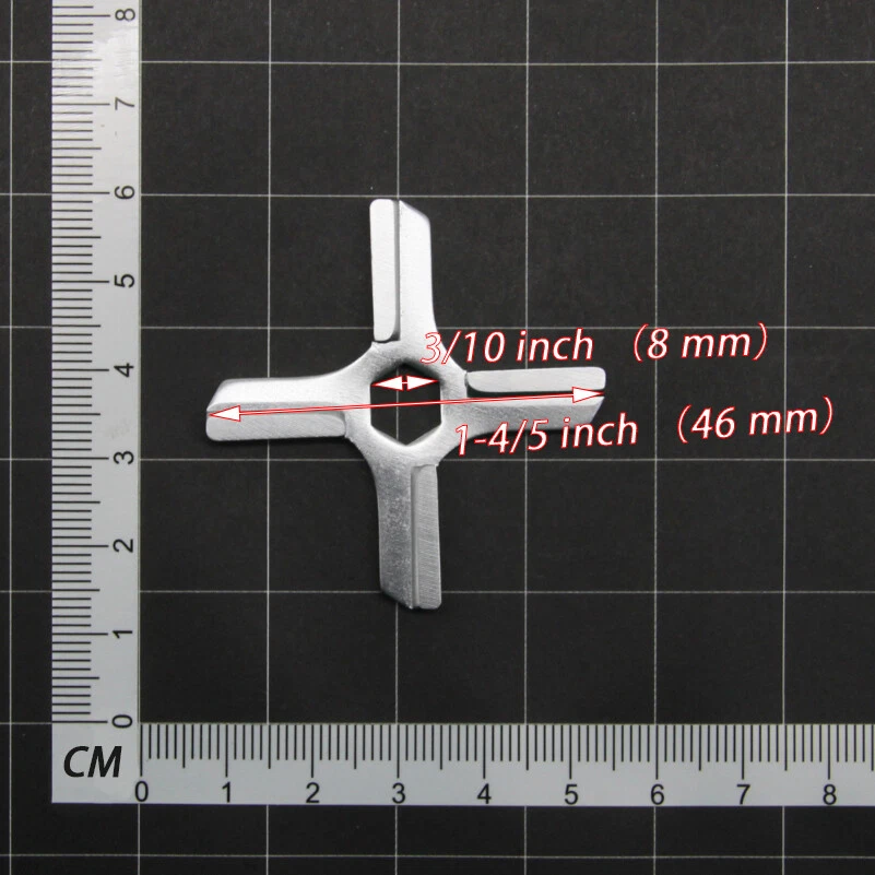 Hoja para moler carne #5 apta para Moulinex HV3 KRUPS F402 MS-4775250 Foto 3 de 4