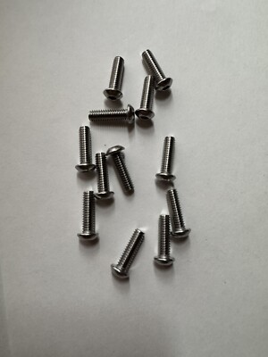 STAINLESS STEEL BUTTON HEAD SOCKET CAP SCREWS.  12/24 x 3/4  12 PCS. 18-8 NEW