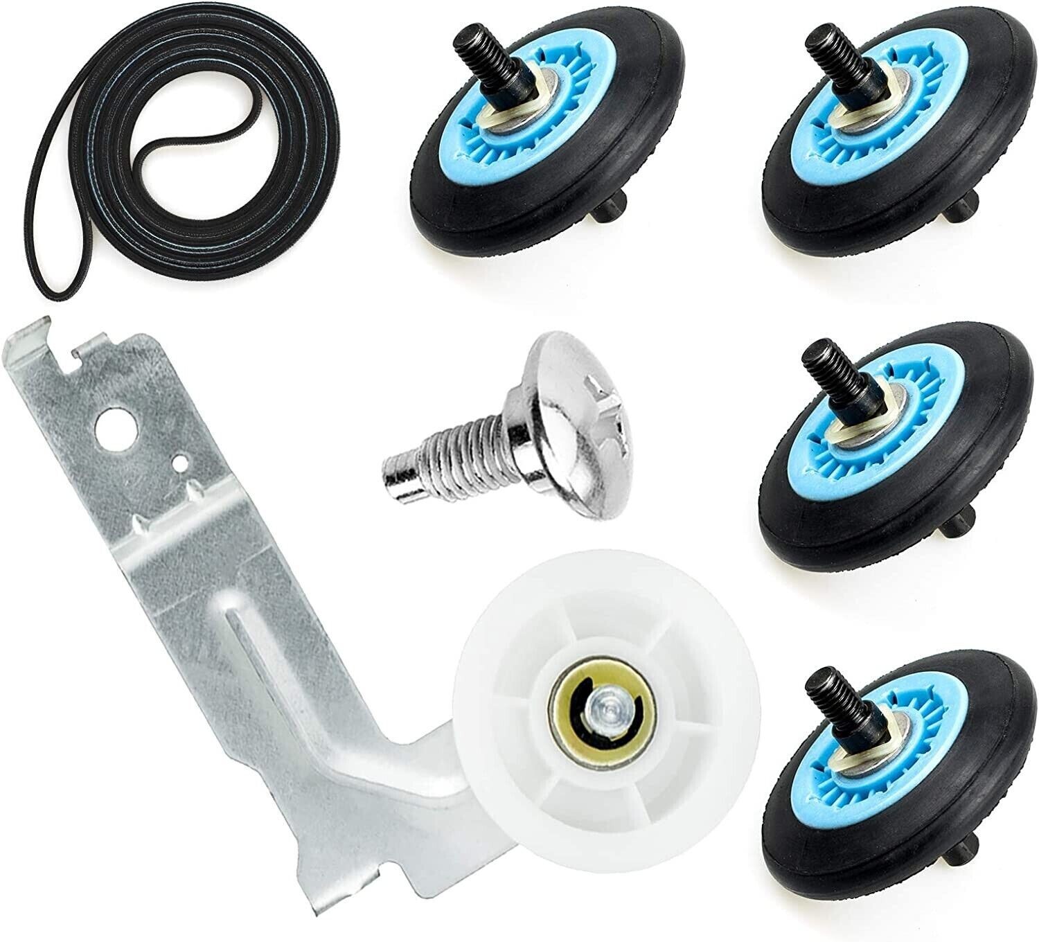 For Samsung Dryer Repair Kit DC9716782A Roller 6602001655 Belt DC93
