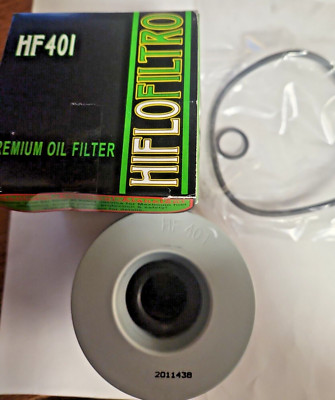 HIFLO HF 401 OIL FILTER FITS MULTI BRANDS AND MODELS HONDA,KAWA,YAMAHA.   (D-12)