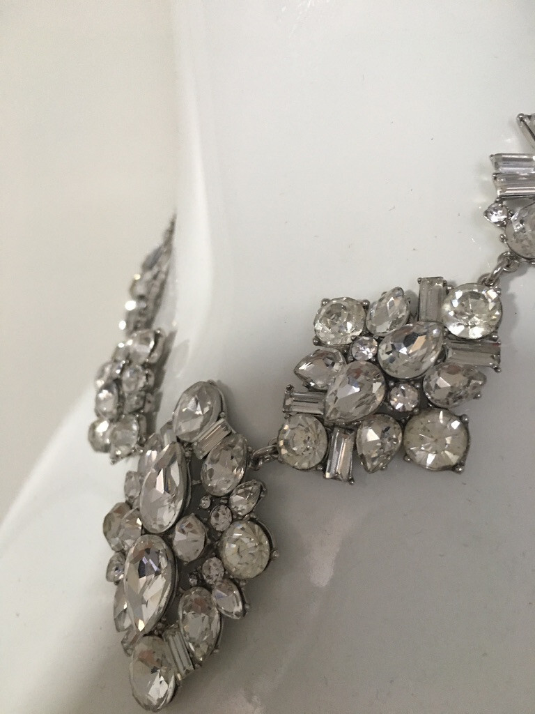 Sparkling Rhinestone Statement Necklace - image 12