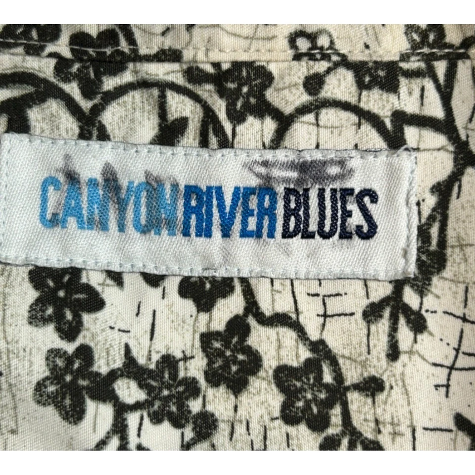 Рубашка на пуговицах мужская Canyon River синяя с коротким рукавом размер большие ветви - Изображение 2 из 4