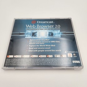 PlanetWeb Web Browser 2.0 - Sega Dreamcast - Complete, Tested, Works, Authentic 