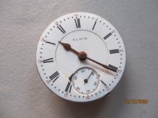 1905 ELGIN G M WHEELER MODEL 3 CLASS 4 GRADE 144 18S 17J POCKET WATCH MOVEMENT