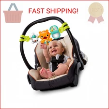 Bright Starts Take Along Musical Carrier Baby Activity Toy Bar, Hanging Car Seat