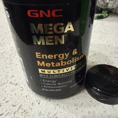 Mega Man Multivitamin Energy and Metabolism 180 Caplets Exp.2/2027