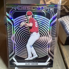 2021 Panini Chronicles - Obsidian Alec Bohm #51 (RC)