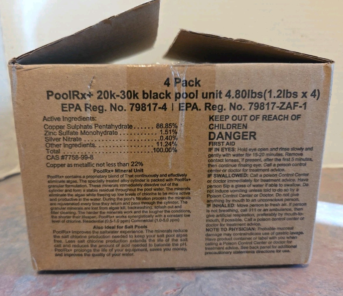 4 Pack PoolR-X 20k-30k Black Unit