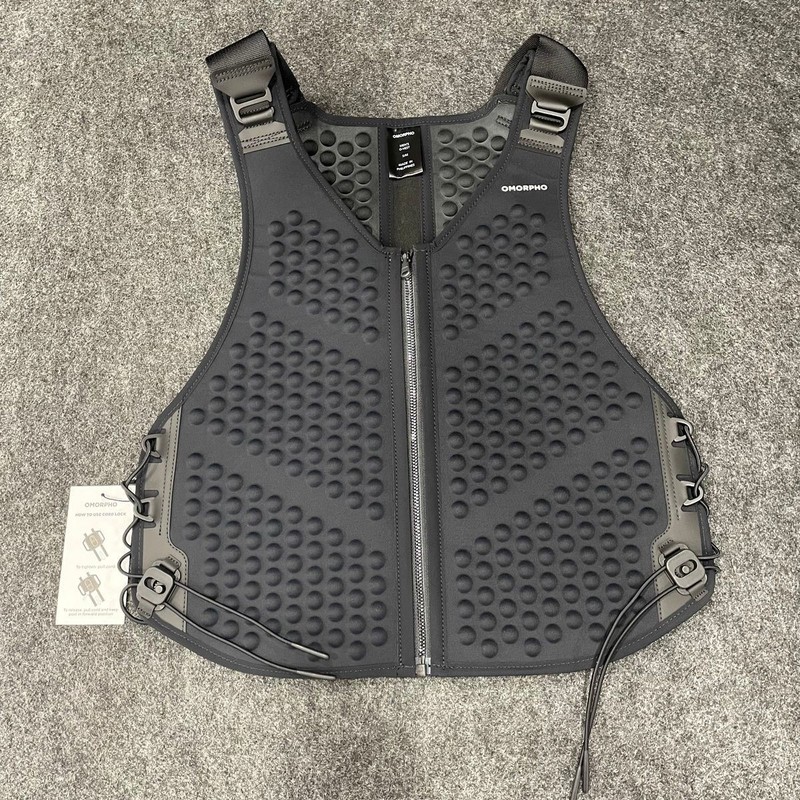 OMORPHO Men's G-Vest Size S/M, Black, 10 Pound, SU22MV001-010-03-P01