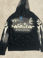 Black and white hellstar hoodie Condition-New.
