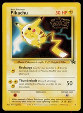 Pikachu 4 Promo Wizards Black Star Promos Pokemon Moderately Played on eBay