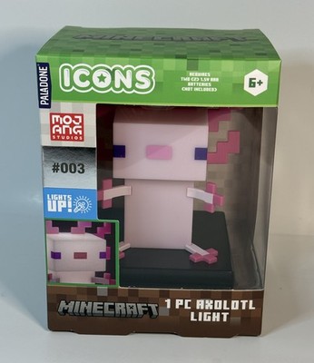 Minecraft Axolotl Icon Light #003 LED Series 1 Paladone Mojang New
