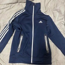 Adidas Navy Track Top - Women's Size 95, Excellent Condition