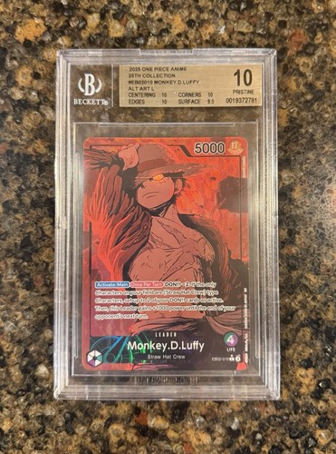 Monkey.D.Luffy (Alternate Art) graded BGS 10 for sale on eBay