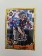 2022 Topps Chrome Silver Pack Mojo Refractor Pete Alonso New York Mets G17
