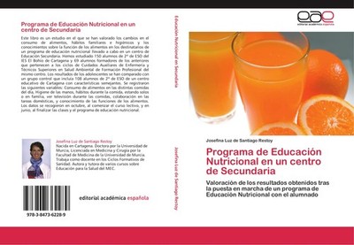 Programa de Educación Nutricional en un centro de Secundaria Josefina Luz de San