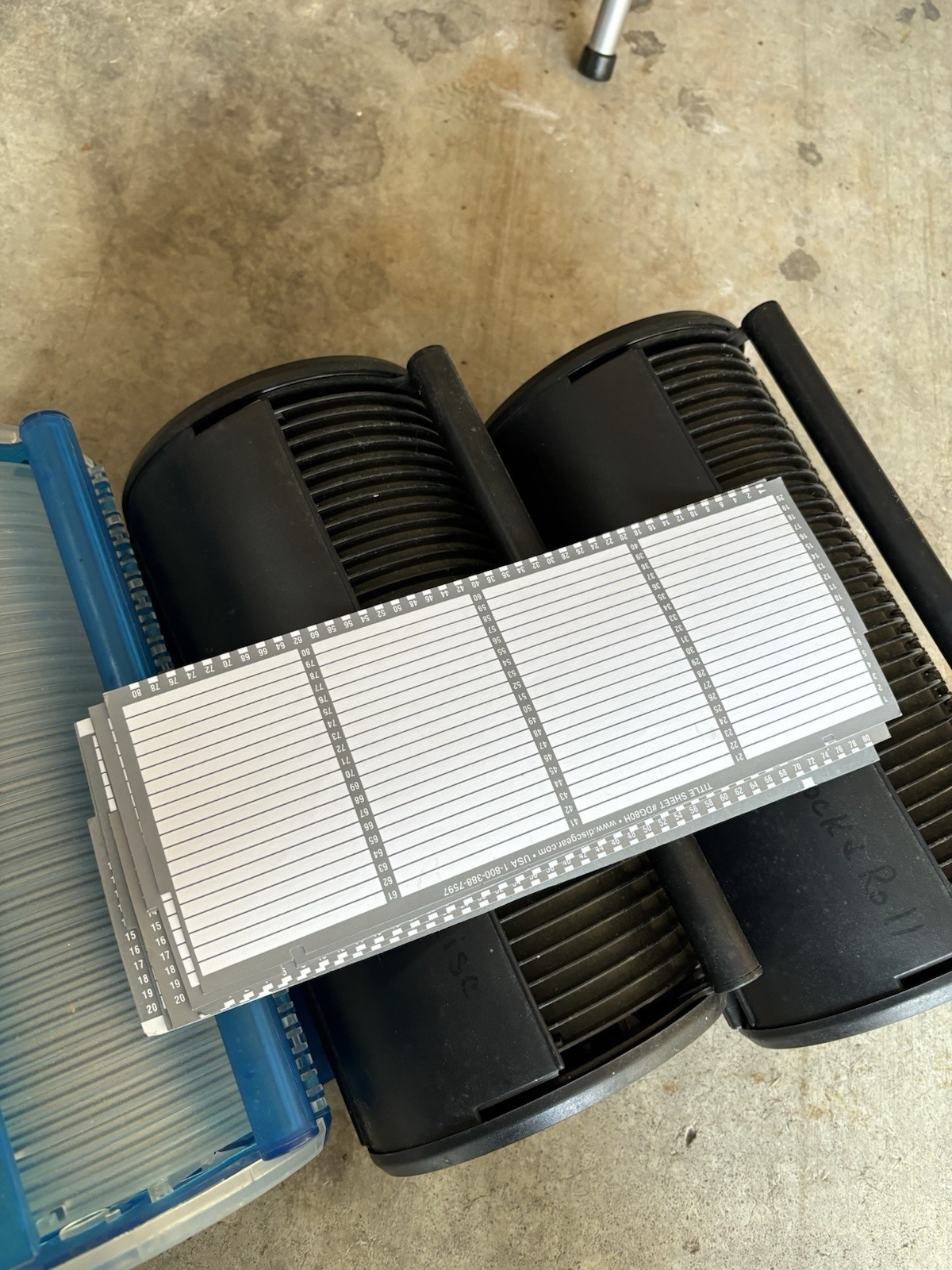 3Discgear 80 Disc Selector Black CD, DVD, Blu-Ray, Game, Compact Storage Holder