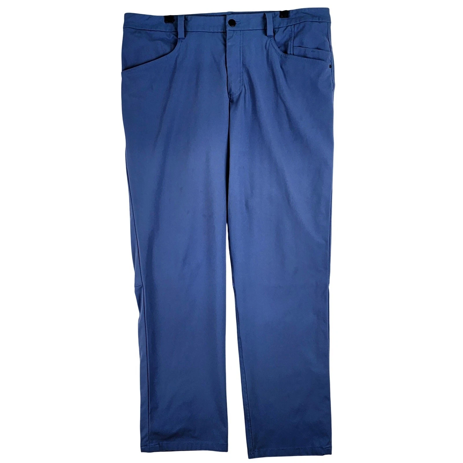 Lululemon ABC Pant Classic Men 38 Blue Commuter Tech Performance Trousers