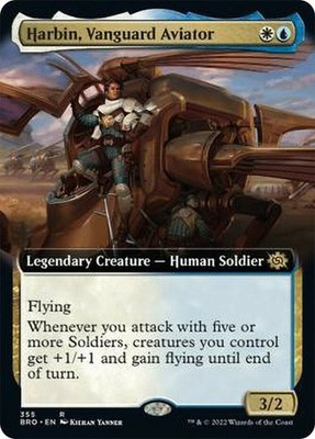 Harbin, Vanguard Aviator - Foil - Extended Art x1 NM Magic the Gathering 1x The 