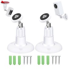 2Pcs Universal Wall Mount Bracket for Security Camera with 1/4" Screw Connector