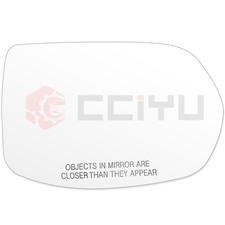 Right Passenger Side Mirror Glass Fits 2012-14 HONDA CR-V Chrome Heated w/Plate