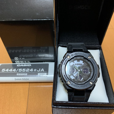 CASIO G-SHOCK（5444＊JA） Casio G-SHOCK 5444/5524＊JA Men's Digital Watch Black G104 for
