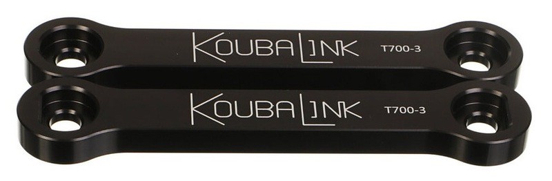 Kit abaissement Koubalink Yamaha Ténéré 700 biellette suspension 38mm noir