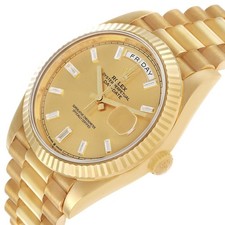 Rolex President Day-Date 40 Yellow Gold Diamond Mens Watch 228238 Box Card 5
