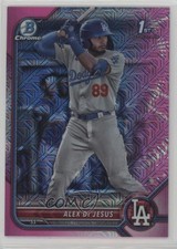 2022 Bowman Chrome Prospects Mega Box Pink Mojo Refractor Alex De Jesus 1e0w
